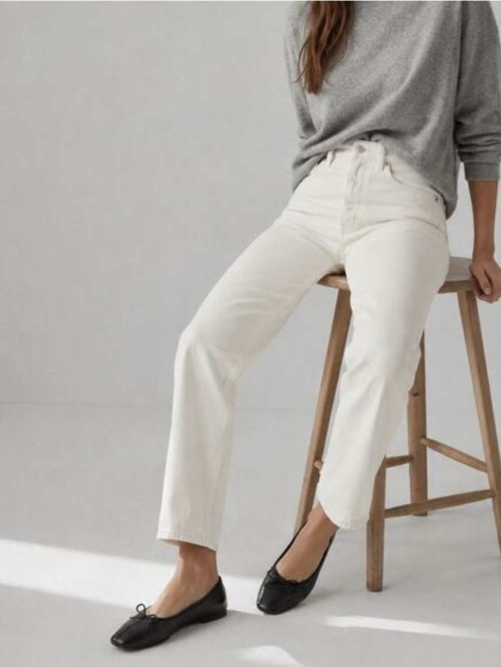 NWOT - Madewell Perfect Vintage Jeans In White